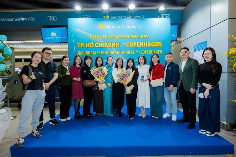 Vietnam Airlines chính thức khai trương đường bay thẳng đầu tiên tới Bắc Âu